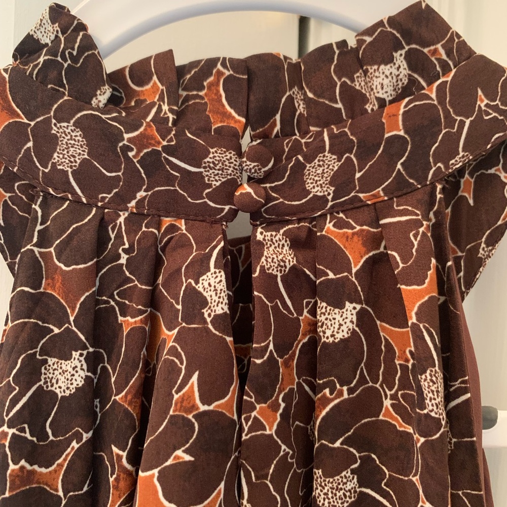 Banana Republic brown maxi dress